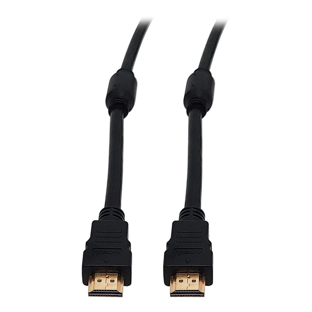 Imagem 2 de 5 do produto Cabo HDMI Macho x HDMI Macho 1.4V, 10 metros com Filtro, XC-HDMI-10M , Preto, X-CELL