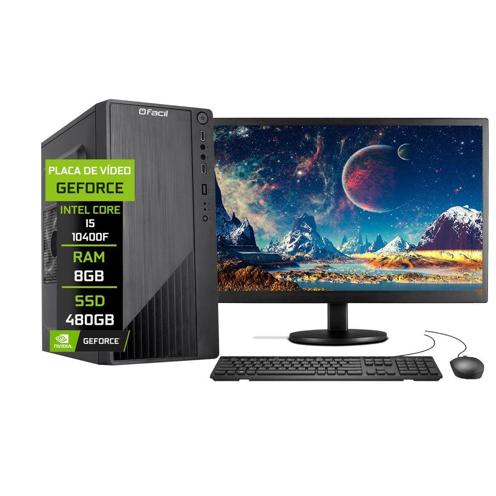 Computador Intel Core I5 10400F 8GB Monitor Computador Intel Core I5 10400F 8GB Monitor