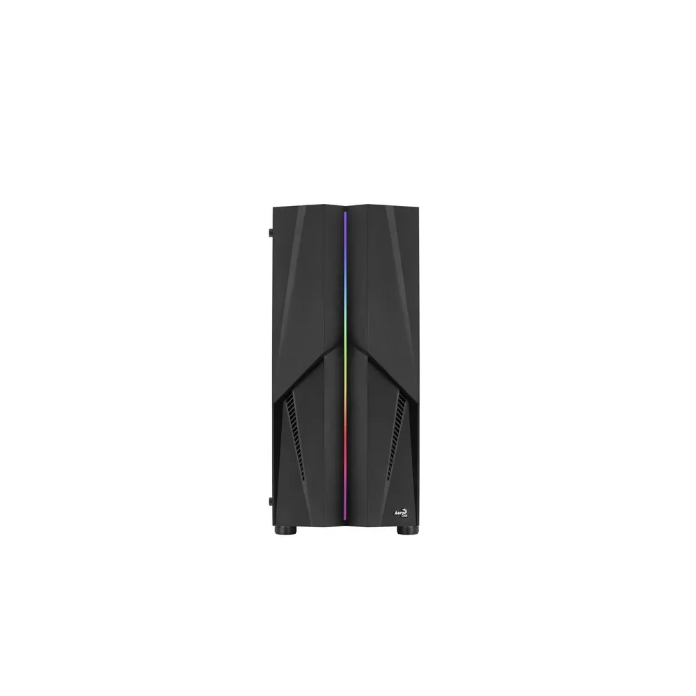 Imagem 2 de 5 do produto Gabinete Gamer Aerocool Mecha Mid Tower Rgb Usb 3.0 Vidro Temperado - Preto