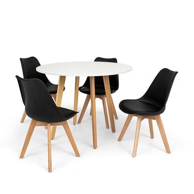 O Conjunto Mesa de Jantar Laura com Cadeiras Leda são importantes itens para a sua decoração. Independente da proposta, a decoração da sua residência