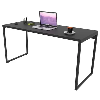 Mesa De Escritório Office 150cm Prisma C08 Preto Onix