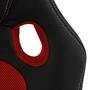 Cadeira Presidente Gamer, Em Couro Pu, Preta e Vermelho, Pelegrin - Pel-3002