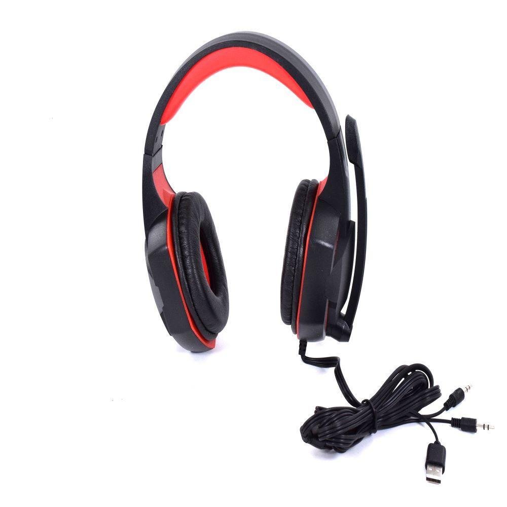 Imagem 4 de 5 do produto Headset Gamer Dust, Vermelho, Com Led