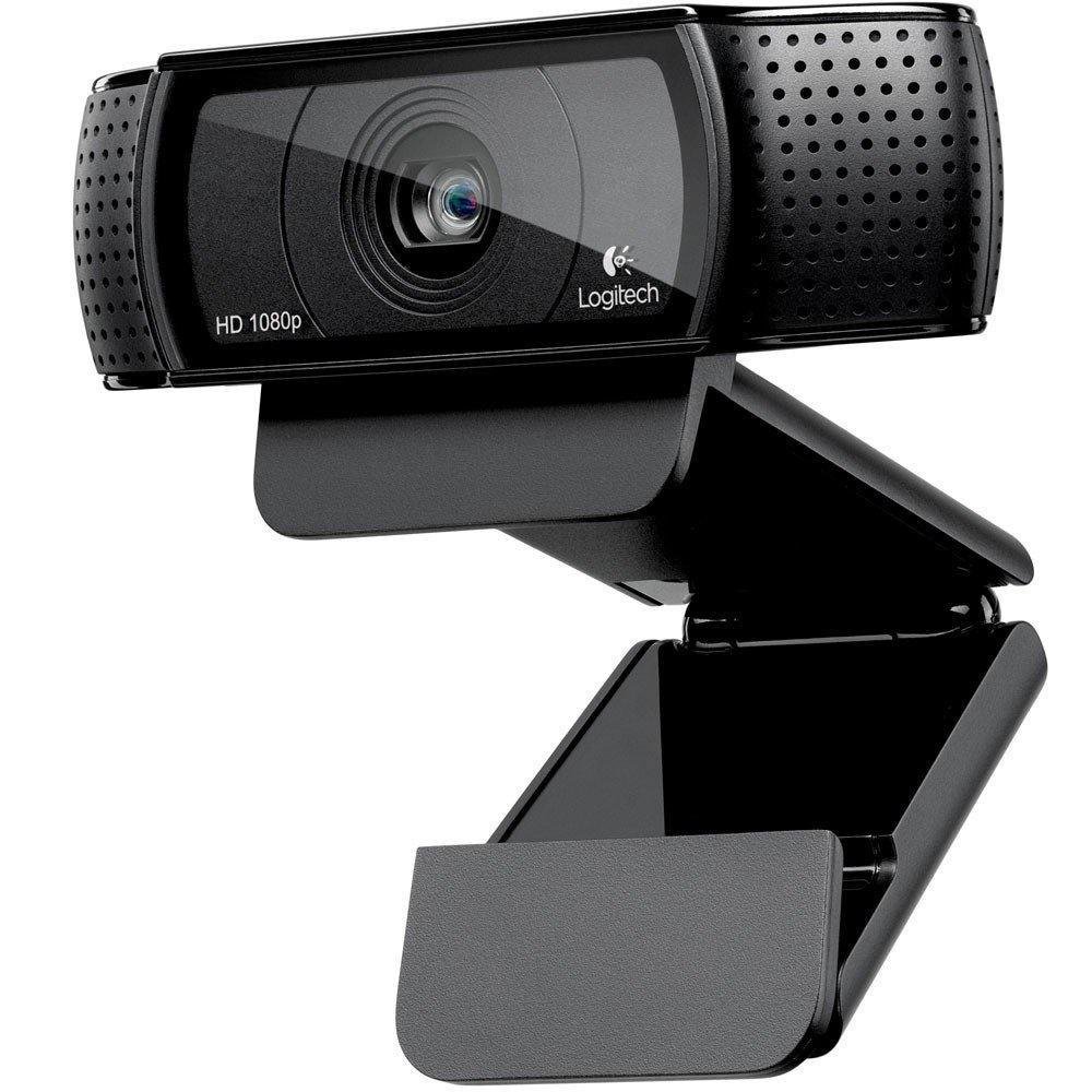 Webcam Logitech Full HD 1080P 30FPS, Com Microfone Estéreo, USB, 15MP, Preta Webcam Logitech Full HD 1080P 30FPS, Com Microfone Estéreo, USB, 15MP, Preta