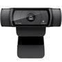 Webcam Logitech  Full HD 1080P 30FPS, Com Microfone Estéreo, USB,  15MP, Preta