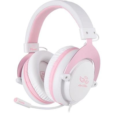 Fone Headset Gamer Ps4 Vr Xbox One Sades Mpower Rosa Angel Edition