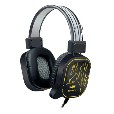 Headset Gamer C3Tech Crane II PH-G320BKV2, RGB, Com Microfone, USB