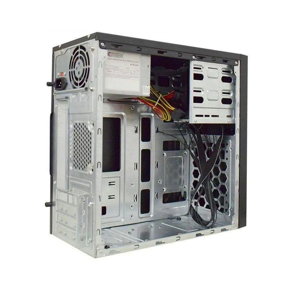Imagem 2 de 4 do produto Gabinete Kmex Atx Gm53y1 C/ Fonte 200w 2 Baias Preto