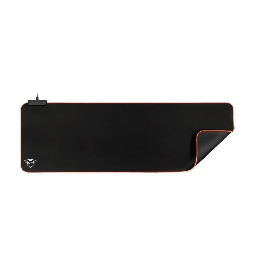 Imagem 3 de 5 do produto Mouse Pad Trust, Gxt764, Led Rgb, Extra Grande, 93cmx30cm, Preto.