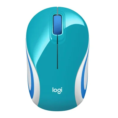 Mouse Sem Fio Wireless Ultraportátil Logitech M187 Teal