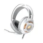 Headset Gamer Kaster Usb Branco C/led Oex