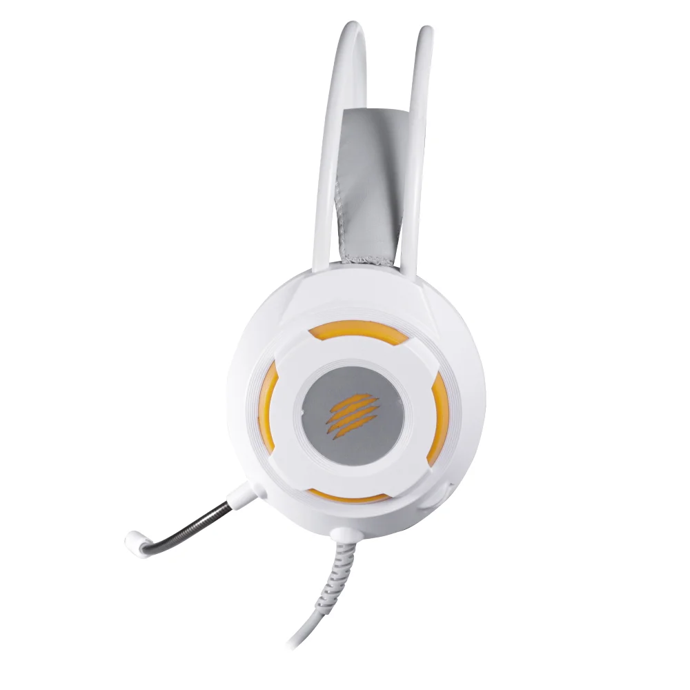 Headset Gamer Kaster Usb Branco C/led Oex