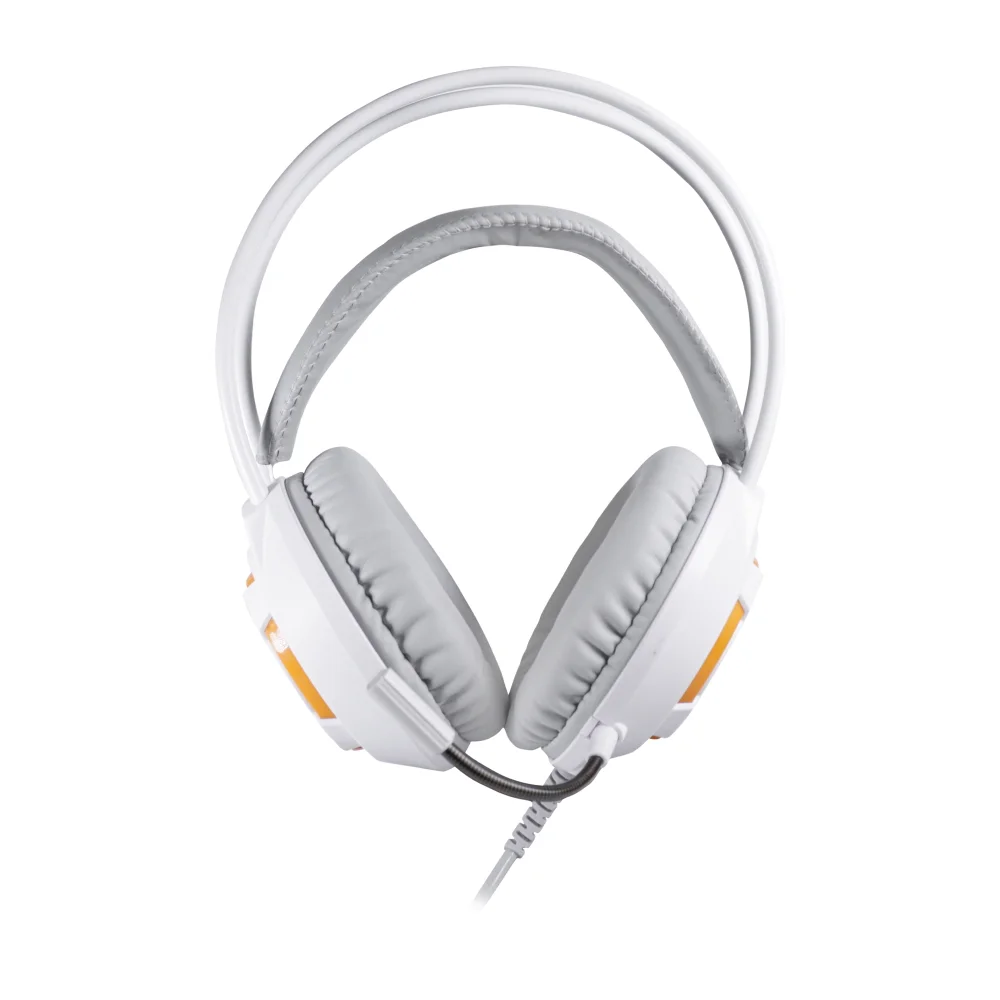 Headset Gamer Kaster Usb Branco C/led Oex