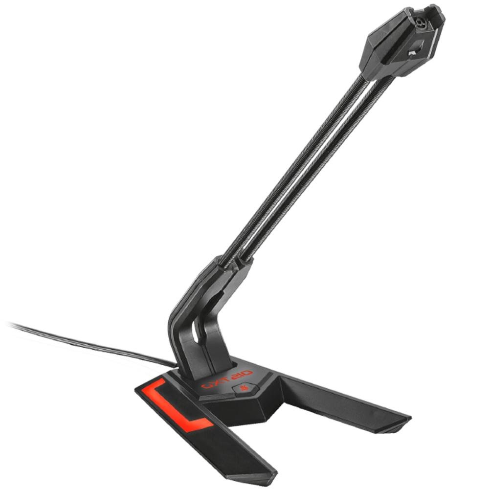 Microfone Trust GXT 210 Scorp Podcast, com Suporte Flexível Regulável, Botão Mute, Cabo 1.5M, USB