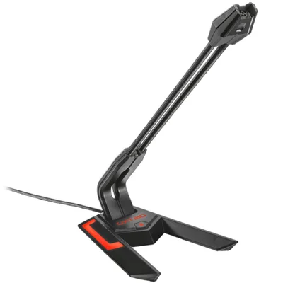 Microfone Trust GXT 210 Scorp Podcast, com Suporte Flexível Regulável, Botão Mute, Cabo 1.5M, USB