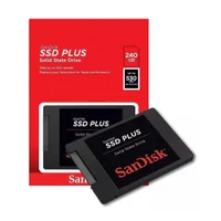 SSD Sandisk Plus 240GB SATA Leitura 530 MBs KaBuM