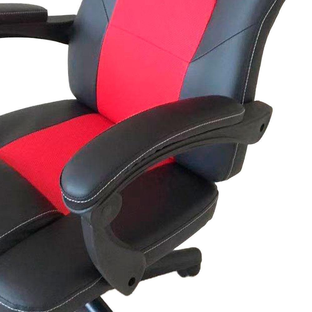 Cadeira Gamer Reclinável, Preta E Vermelha, Kross - KE-GC100