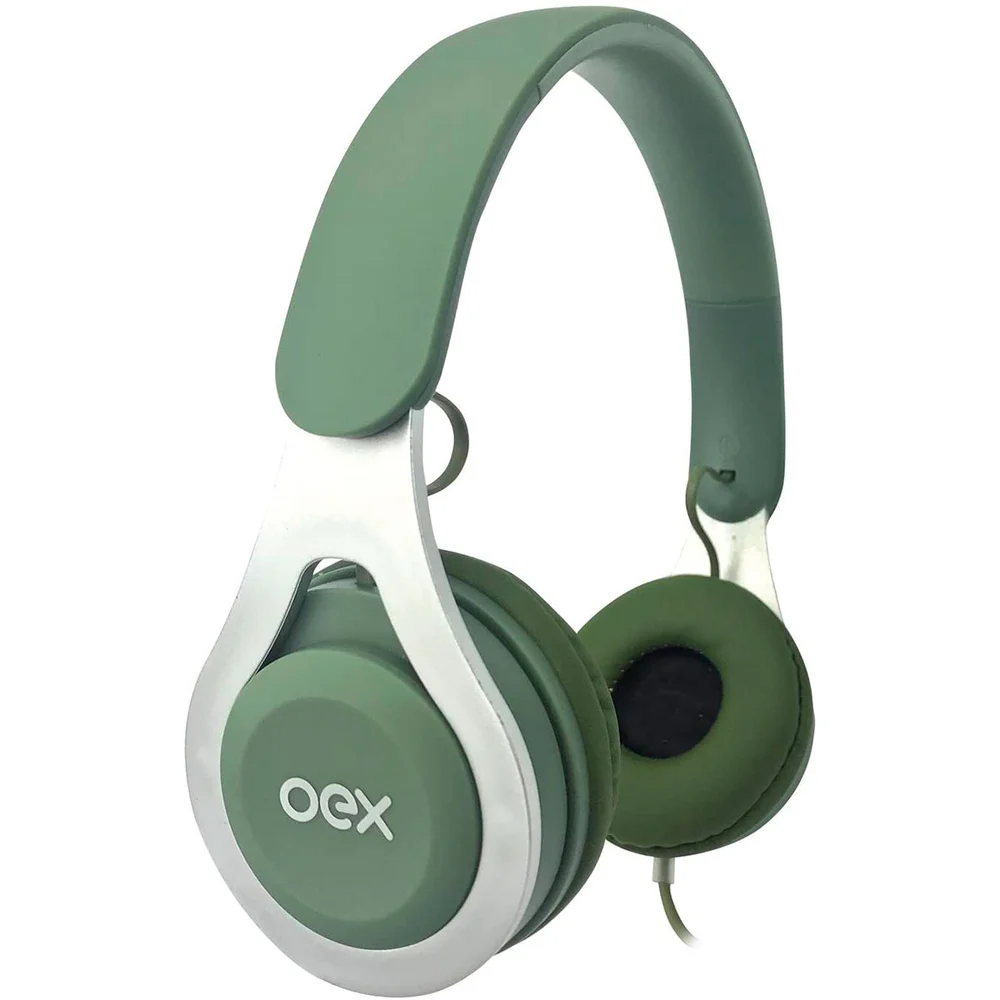 Imagem 3 de 4 do produto Fone De Ouvido Oex Drop Hs210, P2 De 3.5mm, Verde - C/ Microfone