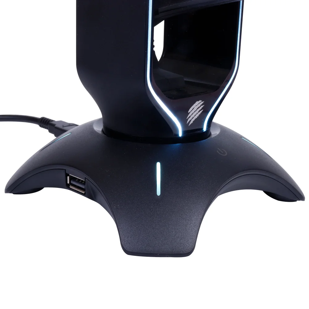 Imagem 4 de 4 do produto Suporte OEX, Para Headset Gamer, Com Mouse Bungee E HUB USB, LED RGB - Squad SG100