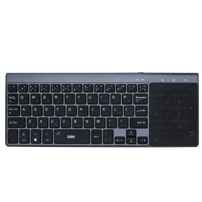 Teclado Chumbo  Oex,Bluetooth, Premium Touch ABNT2