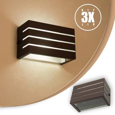 KIT 03 UNIDADES Proporciona economia nos gastos com energia elétrica, além de valorizar o local e criar um clima aconchegante. É muito prática e ideal