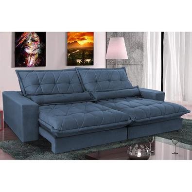 Chegou o Maravilhoso Sofá Retrátil e Reclinável Cama inBox Soft com Molas Ensacadas. O que o torna especial são assentos com molas ensacadas e espuma