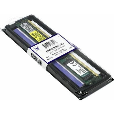 Módulo de memória Kingston DDR3 de 1066MHz com armazenamento de até 4GB.As Memórias Kingston são projetadas e baseadas nas especificações de memória D