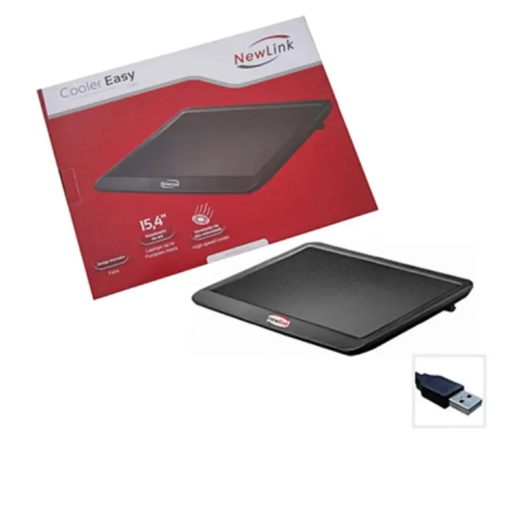 Imagem 3 de 4 do produto Base P/notebook Newlink Até 15,4' C/cooler Easy Co301