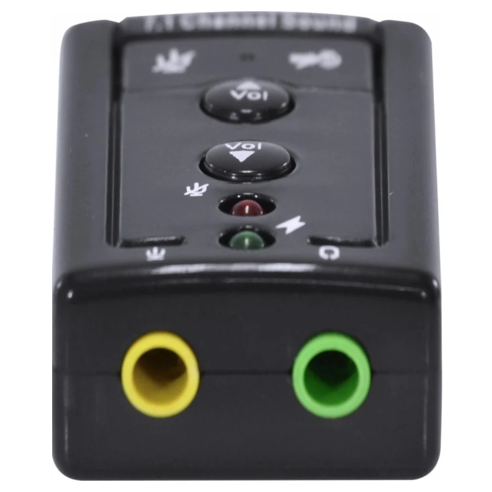 Imagem 4 de 5 do produto Placa De Som Externa USB, Vinik Ausb71, Som Virtual 7.1