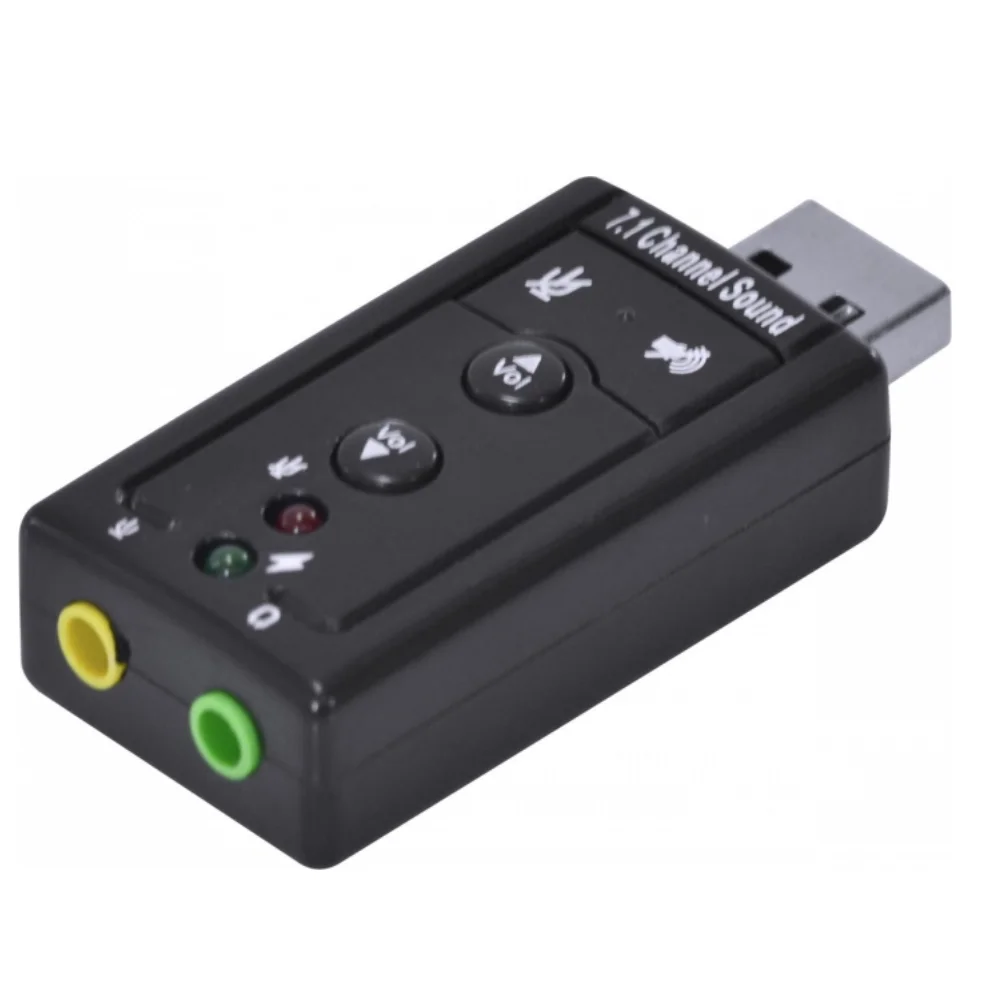 Imagem 5 de 5 do produto Placa De Som Externa USB, Vinik Ausb71, Som Virtual 7.1