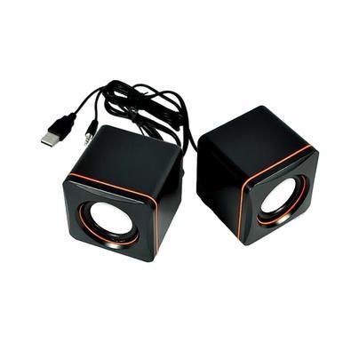 Mini Caixa De Som Multimídia 5w Rms Jogos Musica Pc Celular