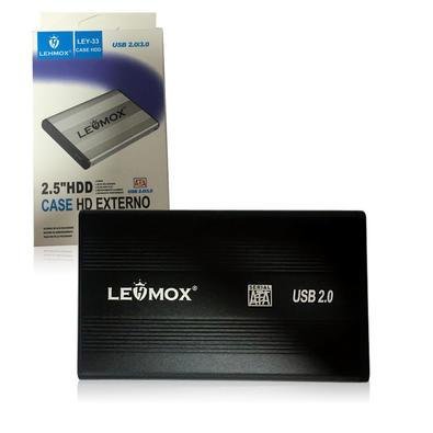 Case Gaveta De Hd 2.5 Sata Para Usb 2.0 Ley-33 Lehmox