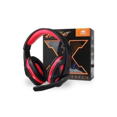 Fone Headset Gamer Com Microfone Kp-396 Preto/verm | KaBuM!