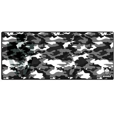Mousepad Gamer Camuflado Evolut Base Emborrachada Borda Costurada Grande 70 x 30 cm Speed - EG-402