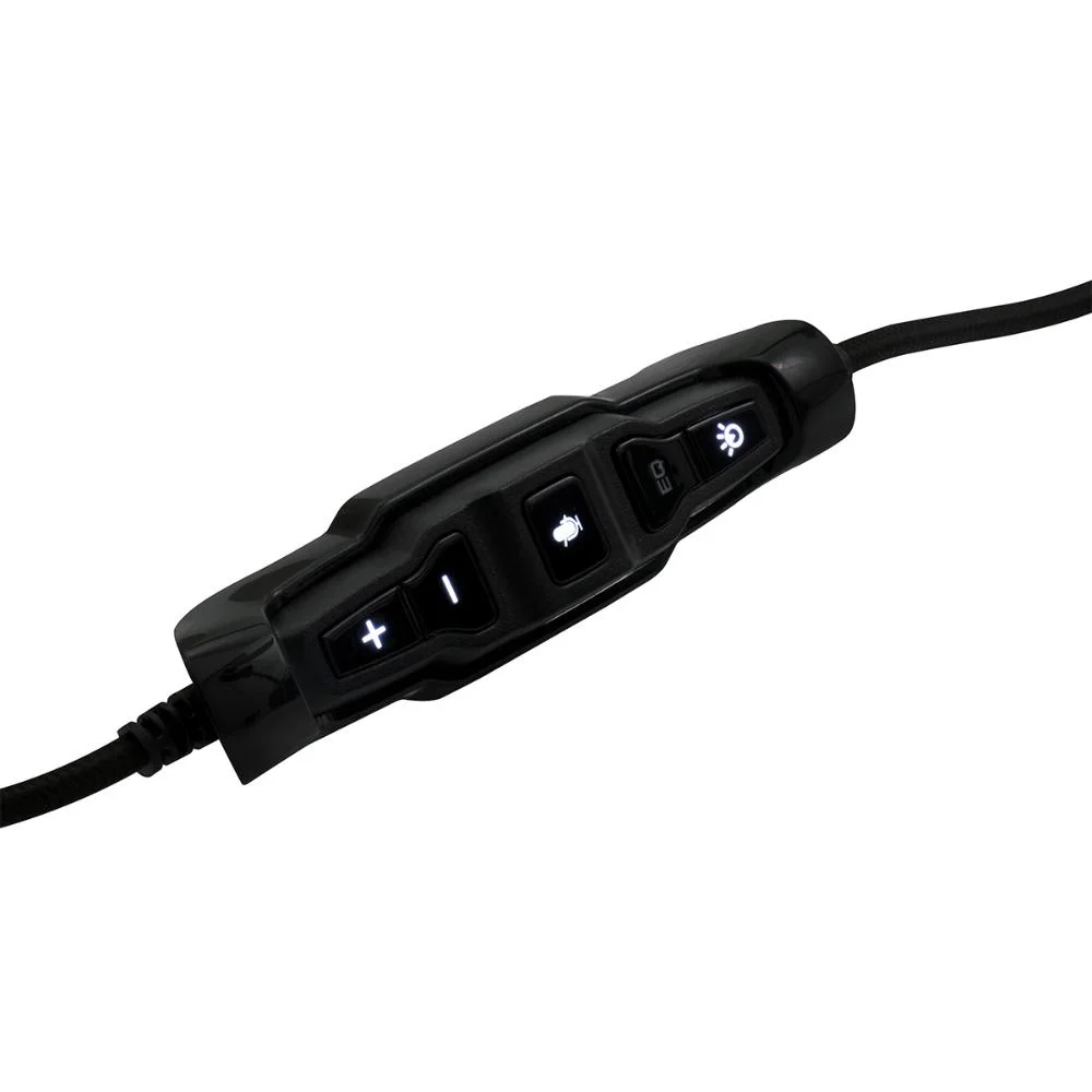 Imagem 3 de 5 do produto HEADSET GAMER OEX Game, LED, Virtual Surround 7.1, USB, Preto, Acompanha Case