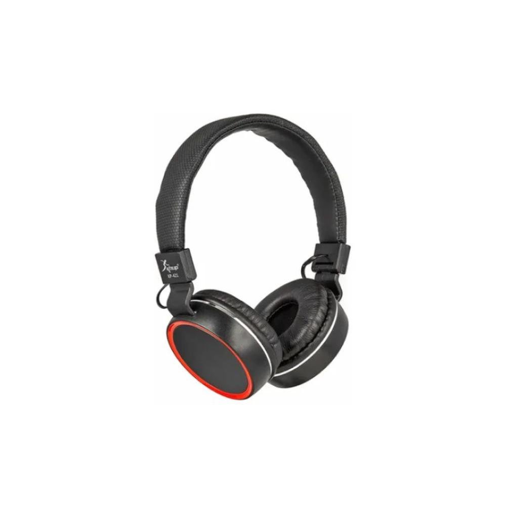 Imagem 3 de 4 do produto Fone De Ouvido C/microfone Dobravel P2 Kp-421 - Preto/verm