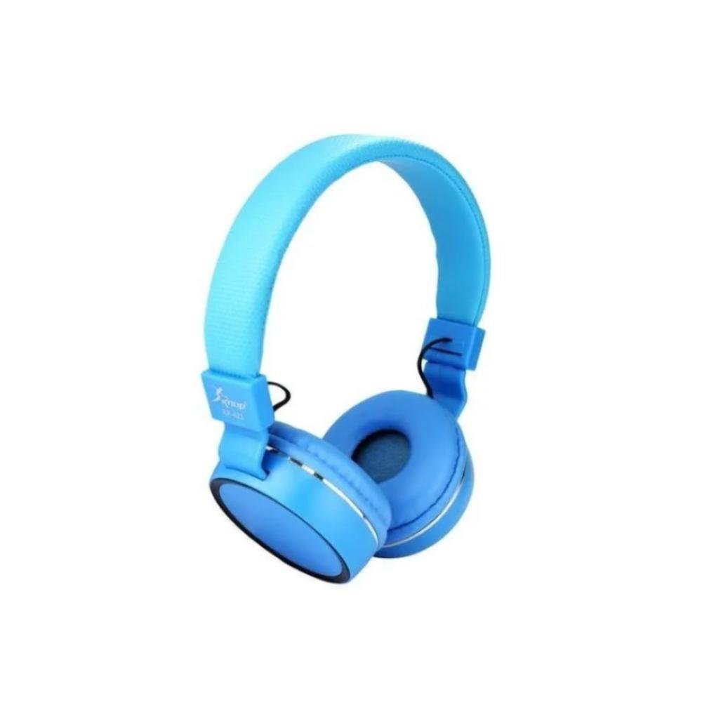 Imagem 2 de 3 do produto Fone De Ouvido C/microfone Dobravel P2 Kp-421 - Azul