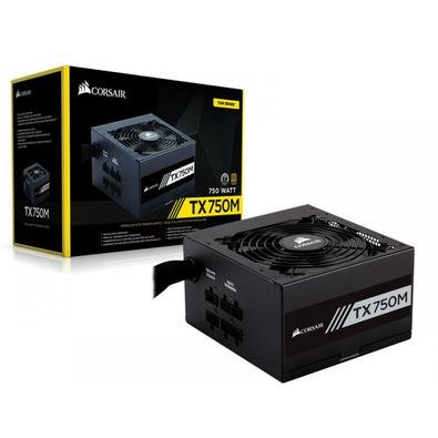 Fonte 80plus Gold Corsair Cp-9020131-ww Tx 750w Atx Pfc Ativo Modular S/ Cabo De Forca