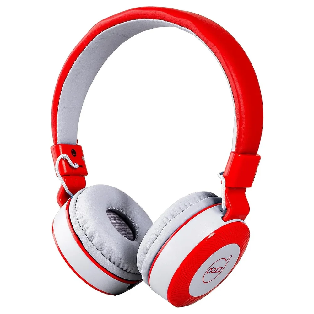 Imagem 5 de 5 do produto Headphone Dazz Moove C/microfone P2 - Cinza/vermelho