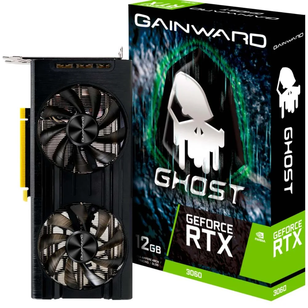 グラフィックボード・グラボ・ビデオカード RTX 3060 12GB GAINWARD NVIDIA Placa De Video Rtx 3060 KaBuM