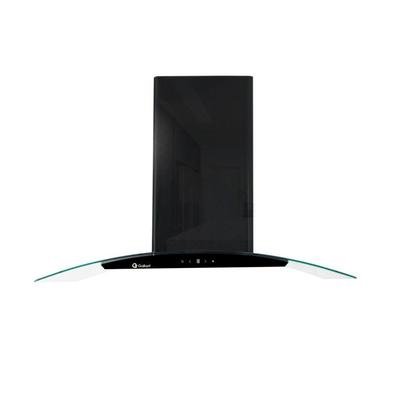 Coifa Parede Gallant Milano Vidro Curvo Preta Titanium 90cm 220V GCO90VT1A Prepare suas receitas favoritas sem medo de deixar odores pelo ambiente com