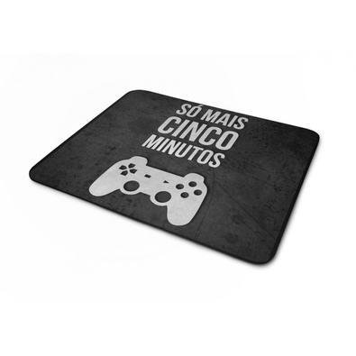Mouse Pad Gamer Só Mais 5 Minutos