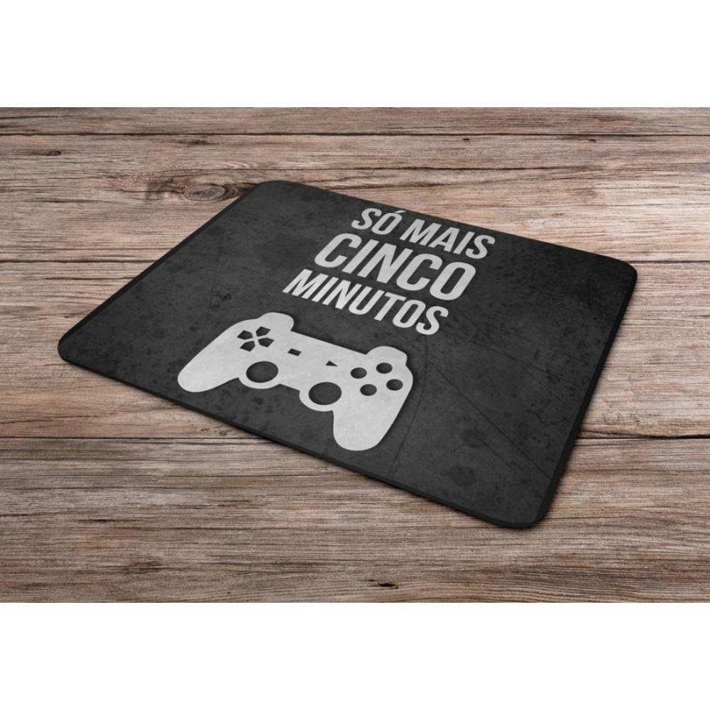 Imagem 2 de 2 do produto Mouse Pad Gamer Só Mais 5 Minutos