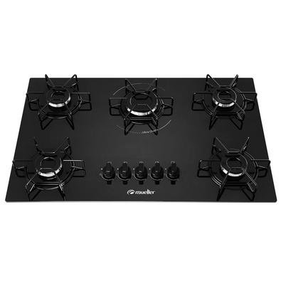Com o Cooktop Mueller 5 bocas você tem muito mais segurança para cozinhar suas receitas favoritas. Com grades de aço esmaltado e 6 pontos de apoio gar