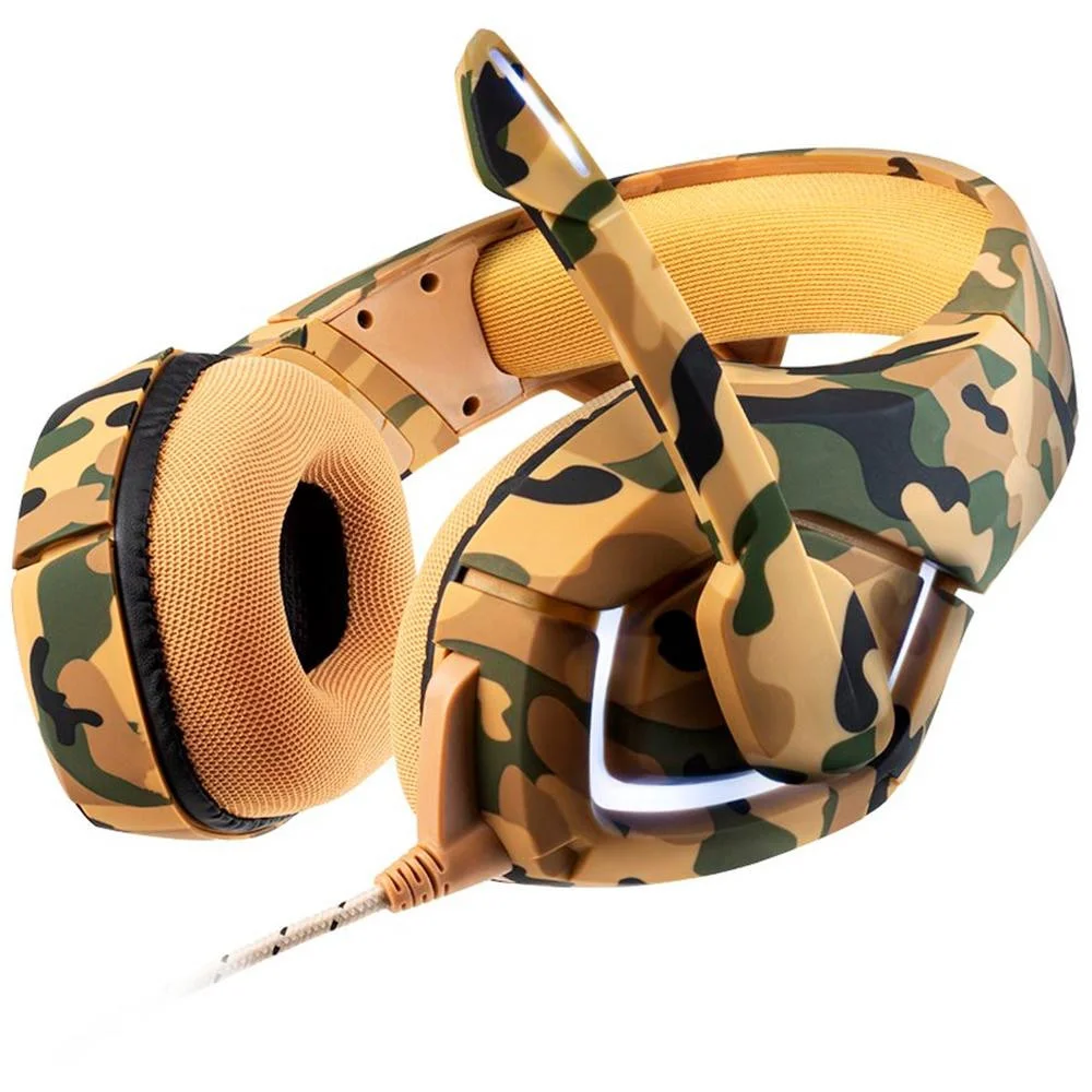 Imagem 3 de 5 do produto Headset Gamer Multi Ph305 Warrior Straton USB 2.0 Stereo Army Led Branco