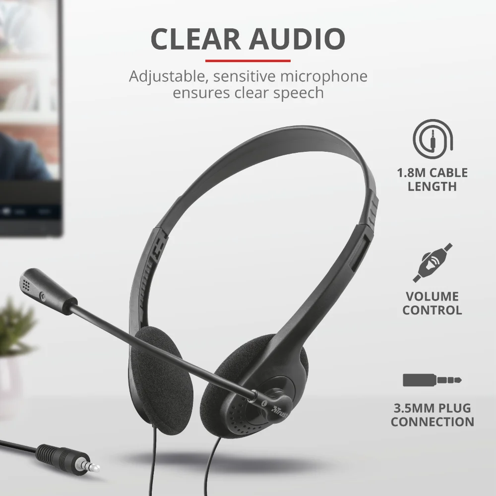 Imagem 3 de 5 do produto Headset Headset 21665 Primo Chat Com Controle De Volume E Ajuste