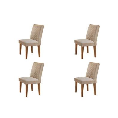 Complete sua sala de jantar com esse lindo Conjunto com 04 Cadeiras Milena . Conforto, elegância, deixara seu ambiente completo.