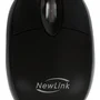Mouse Mini Com Fio Fit Newlink, 1000 DPI, 3 Botões, USB, Preto - Mo304c