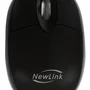 Mouse Mini Com Fio Fit Newlink, 1000 DPI, 3 Botões, USB, Preto - Mo304c