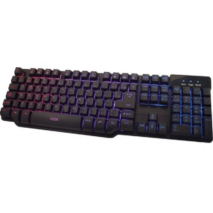 Teclado ForceX Mecan Black Led Tc201 Kabum